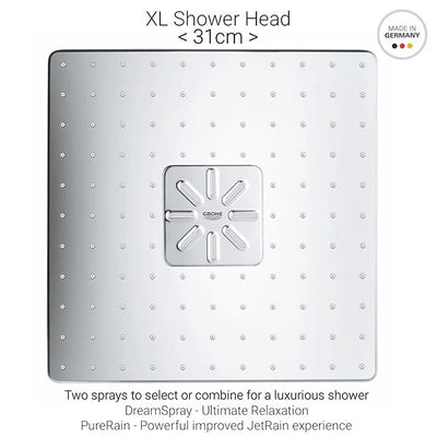 Grohe Grohtherm SmartControl Perfect shower set with Rainshower 310 SmartActive Cube - 34706000