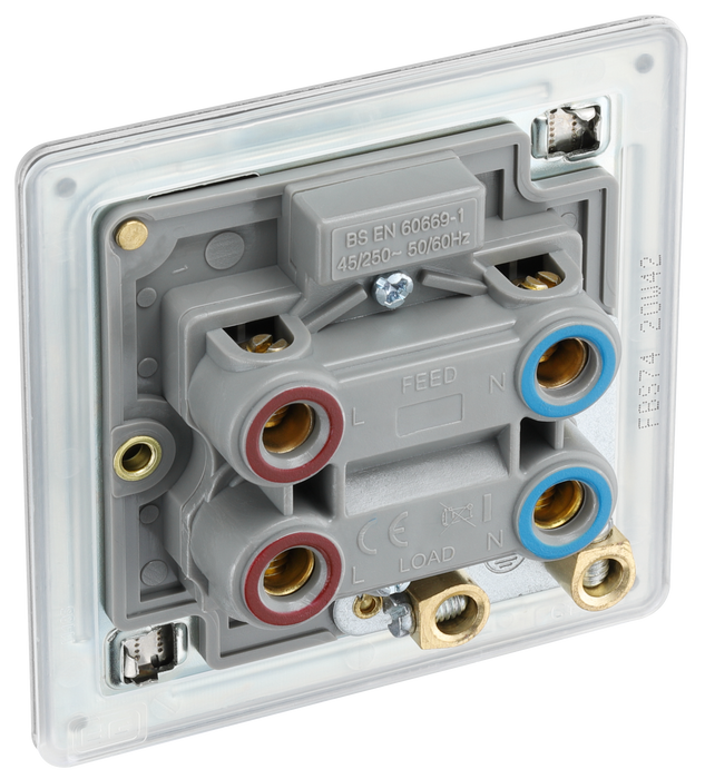 FBS74 Back - This 45A double pole switch with indicator from British General is ideal for use with cookers and ovens.