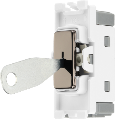 RBN30KY Side - The Grid modular range from British General allows you to build your own module configuration with a variety of combinations and finishes.