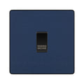 BG Evolve Matt Blue Custom Appliance Grid Switch 1 Gang Screwless