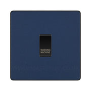 BG Evolve Matt Blue Custom Appliance Grid Switch 1 Gang Screwless by British General (BG-EVOLVE-MATT-BLUE-1GANG-APPLIANCE)