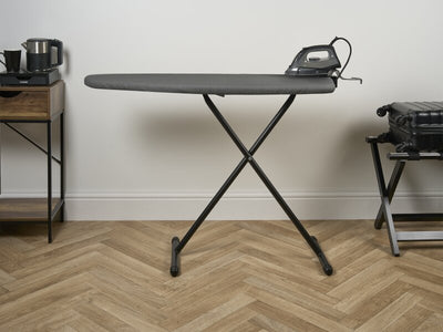 Corby Oxford Ironing Centre in Dark Grey with 1600W Steam Iron (Y-879) - UK Plug