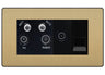 BG Evolve Satin Brass Quadplex Combination TV Socket PCDSB69B by British General (BG-PCDSB69B)