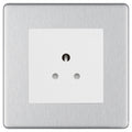 BG Nexus Screwless Brushed Steel 2A Unswitched Socket FBS28MW