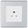BG Nexus Screwless Brushed Steel 2A Unswitched Socket FBS28MW by British General (BG-FBS28MW)