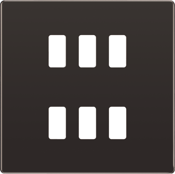 RFBN6 Front - The Grid modular range from British General allows you to build your own module configuration with a variety of combinations and finishes.