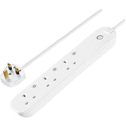 BG Smart EHC31 3 Gang Way Triple Socket Extension Lead 1m White Home App Control by British General (BG-EHC31-Shopify-SA_1)