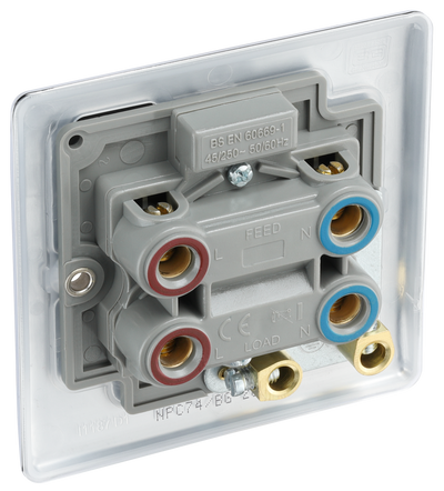  NPC74 Back - This 45A double pole switch with indicator from British General is ideal for use with cookers and ovens.