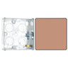 BG Evolve Polished Copper Single Blank Plate PCDCP94B with 25mm Steel Back Box