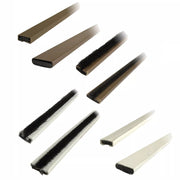 Intumescent Fire Door Strips Seals Pack of 5x 2100m White/Brown White / Fire and Smoke Seal / 10mm x 4mm x 2100mm by Astroflame