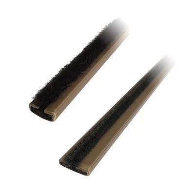 Intumescent Fire Door Strips Seals Pack of 5x 2100m White/Brown White / Fire and Smoke Seal / 10mm x 4mm x 2100mm by Astroflame
