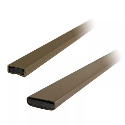 Intumescent Fire Door Strips Seals Pack of 5x 2100m White/Brown White / Fire and Smoke Seal / 10mm x 4mm x 2100mm by Astroflame