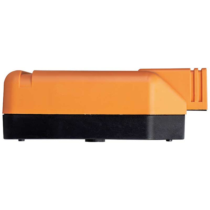 Masterplug EXS13110O Heavy Duty Single Socket Extension Lead, 10 Metres, Orange