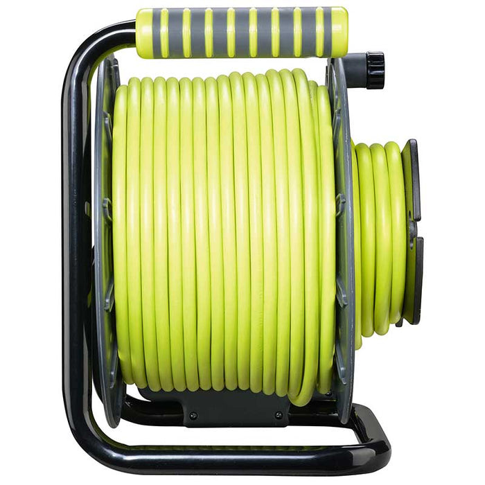 Masterplug OMU2513FL3IP-PX Pro XT Medium Reverse Open Cable Reel with In-Line