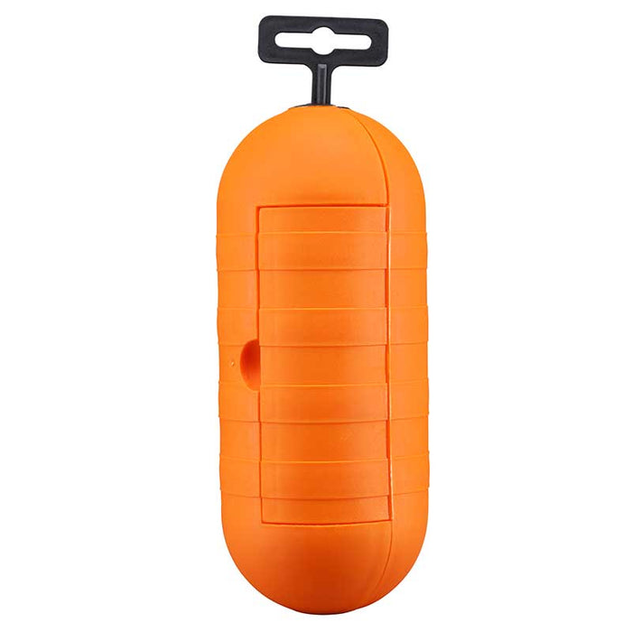 Masterplug SPTO Orange Splashproof Plug and One Gang Socket Cover