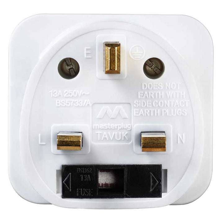BG Electrical TAVUK UK Travel Adaptor