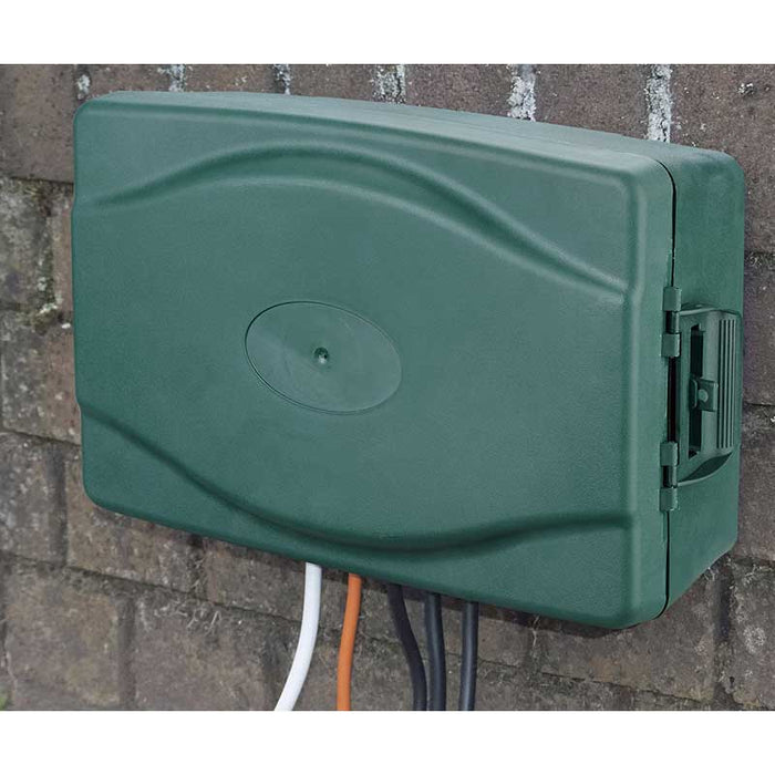 BG WBX Masterplug IP54 Weatherproof Box with 5 Cable Outlets & 2 Gland Points